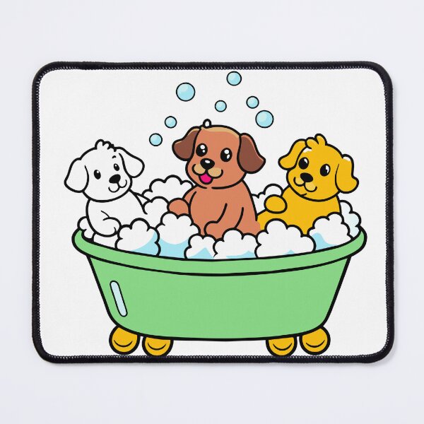 Item preview, Puppies Having a Bubble Bath designed and sold by omerfdln34.