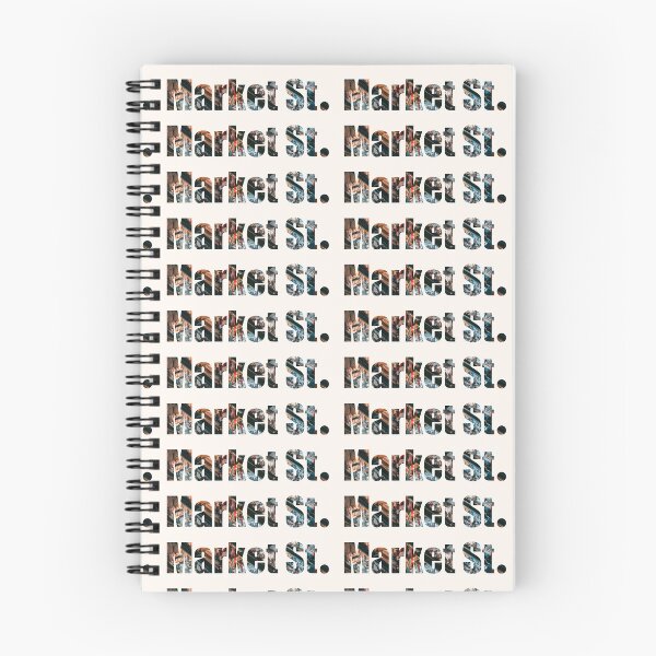 Item preview, Market Street Street Name with open market background designed and sold by TheMugDirectory.