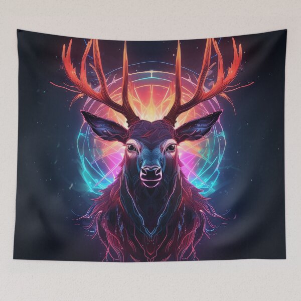 Item preview, Stag Neon Art 26 designed and sold by AstroRisq.