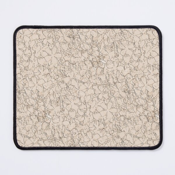 Item preview, Floral Imprints on Pastel Cream designed and sold by Artistestella.