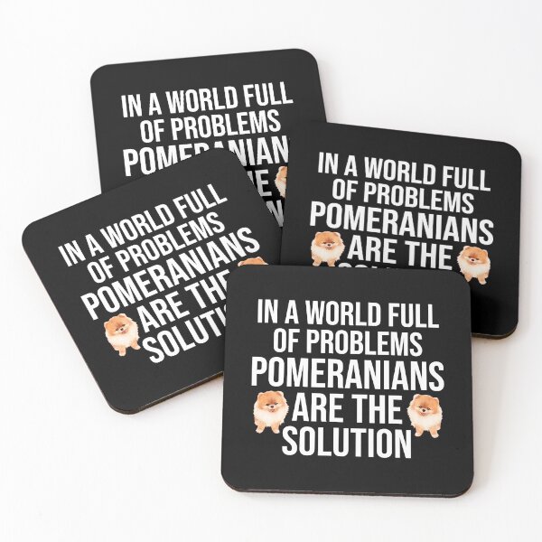 Item preview, In A World Full Of Problems Pomeranians Are The Solution designed and sold by TheAnimalZ00.