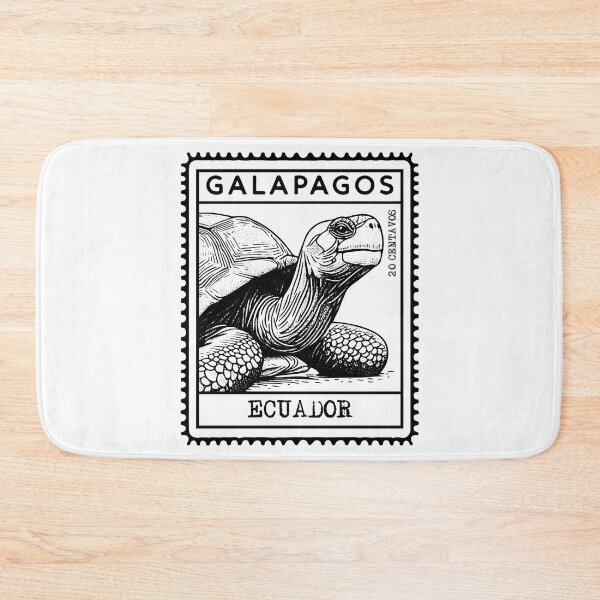 Item preview, Tortoise postage stamp from Ecuador, Galapagos designed and sold by by helaenrose.
