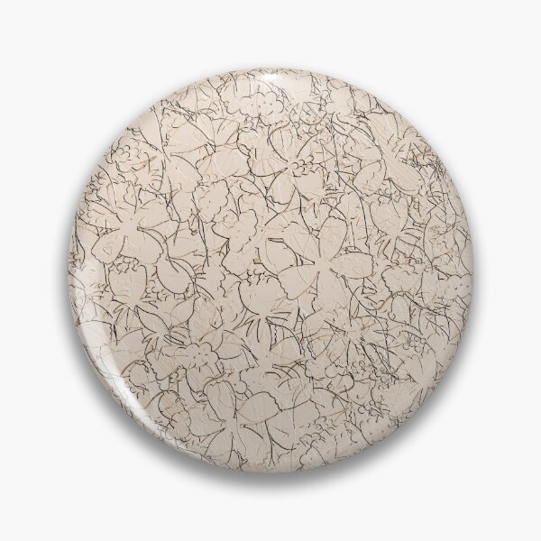 Item preview, Floral Imprints on Pastel Cream designed and sold by Artistestella.