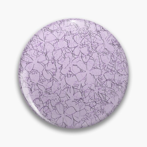 Item preview, Floral Imprints on Pastel Purple designed and sold by Artistestella.