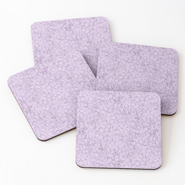 Item preview, Floral Imprints on Pastel Purple designed and sold by Artistestella.