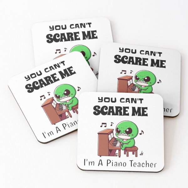 Item preview, You Can't Scare Me I'm A Piano Teacher Frog designed and sold by LemuellTrends.