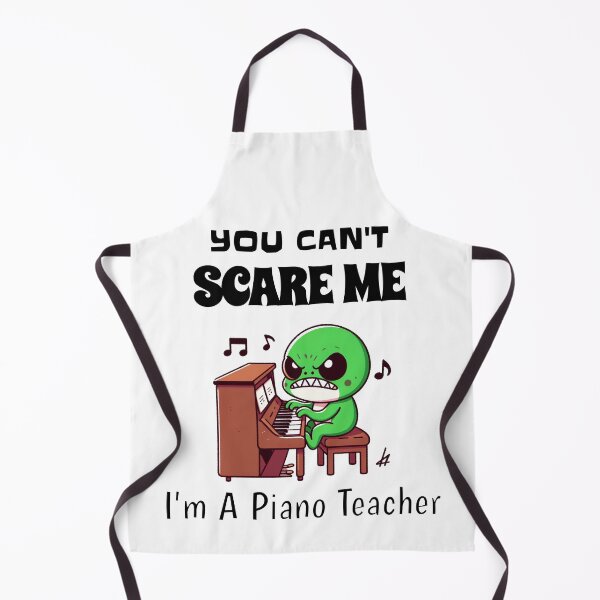 Item preview, You Can't Scare Me I'm A Piano Teacher Frog designed and sold by LemuellTrends.