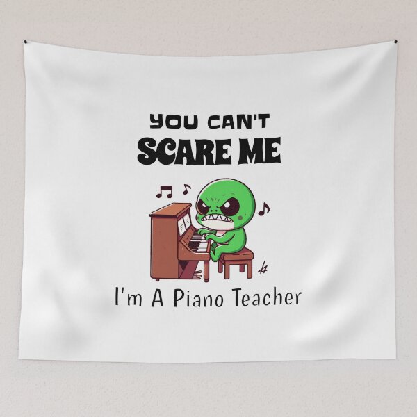 Item preview, You Can't Scare Me I'm A Piano Teacher Frog designed and sold by LemuellTrends.