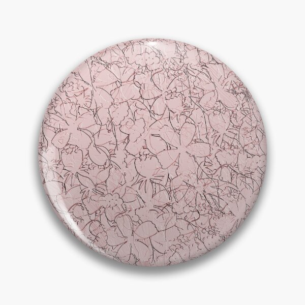 Item preview, Floral Imprints on Pastel Pink Peach designed and sold by Artistestella.