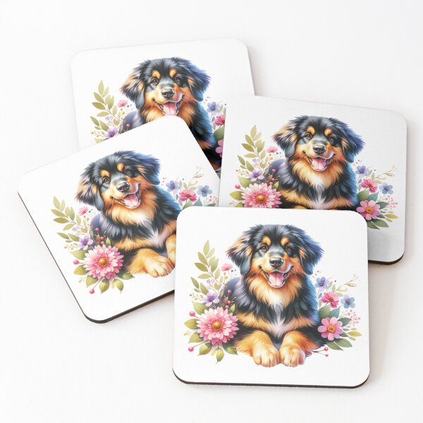Item preview, Floral Hovawart Dog designed and sold by TheAnimalZ00.