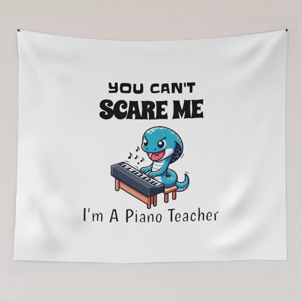 Item preview, You Can't Scare Me I'm A Piano Teacher Snake designed and sold by LemuellTrends.