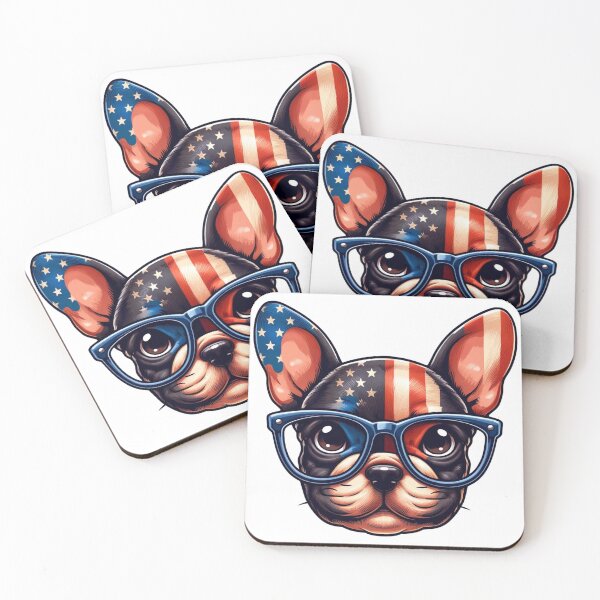 Item preview, Trio Patriotic French Bulldog  designed and sold by au2515.