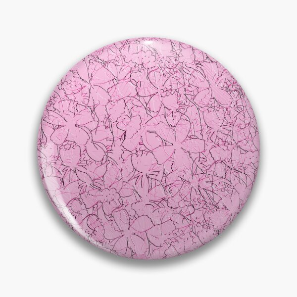 Item preview, Floral Imprints on Pastel Pink designed and sold by Artistestella.