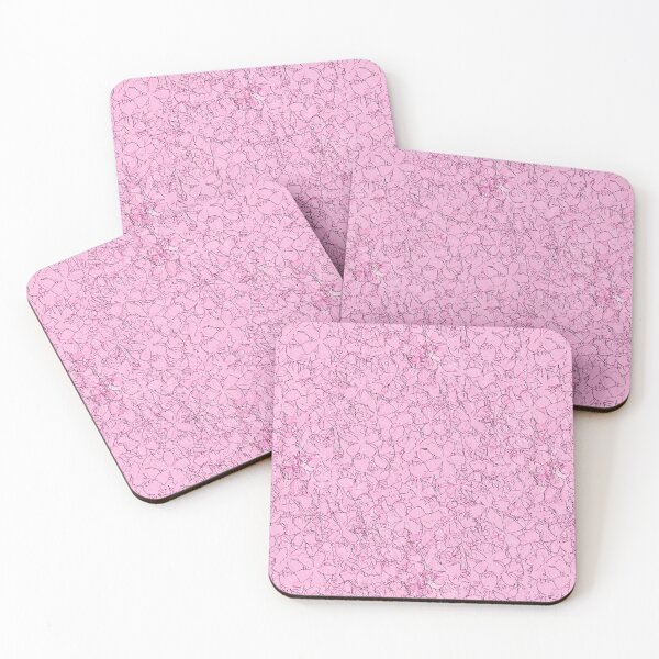 Item preview, Floral Imprints on Pastel Pink designed and sold by Artistestella.
