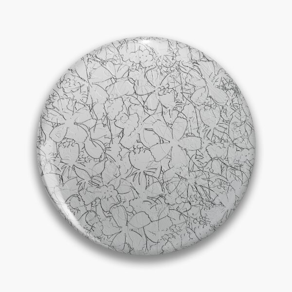 Item preview, Floral Imprints on Pastel Gray designed and sold by Artistestella.
