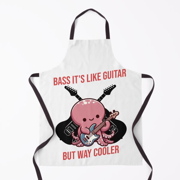 Item preview, Bass It's Like Guitar But Way Cooler Octopus designed and sold by LemuellTrends.