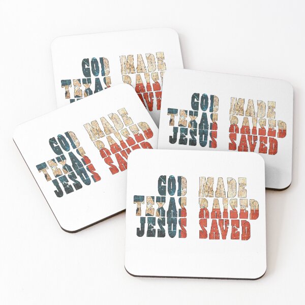 Item preview, God Made, Texas Raised, Jesus Saved designed and sold by RyanJGtz.