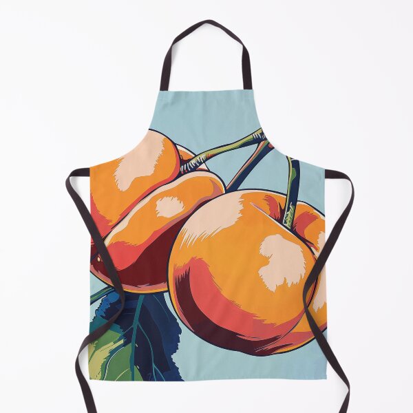 Aperçu de l'œuvre Abricot Pop Art 4 créée et vendue par AstroRisq.