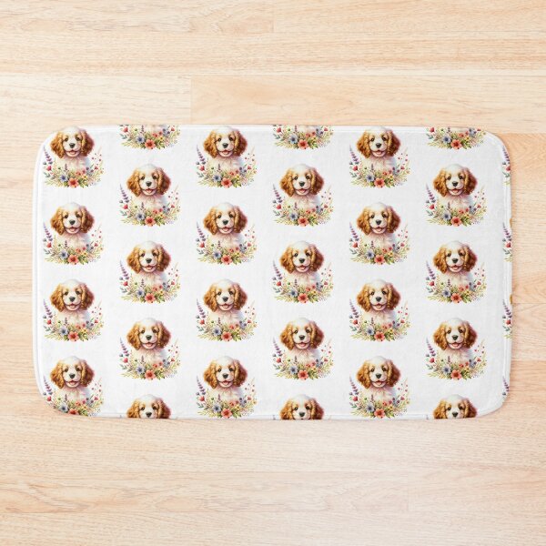 Item preview, Floral Clumber Spaniel Puppy designed and sold by TheAnimalZ00.