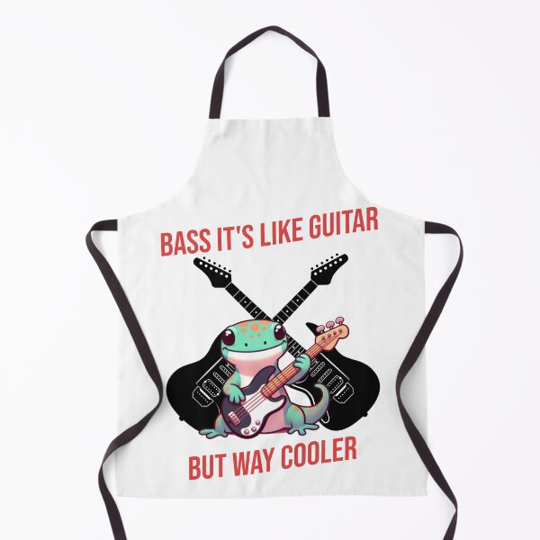 Item preview, Bass It's Like Guitar But Way Cooler Gecko designed and sold by LemuellTrends.