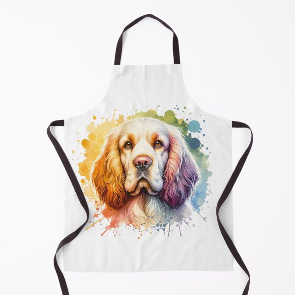 Item preview, Watercolor Clumber Spaniel designed and sold by TheAnimalZ00.