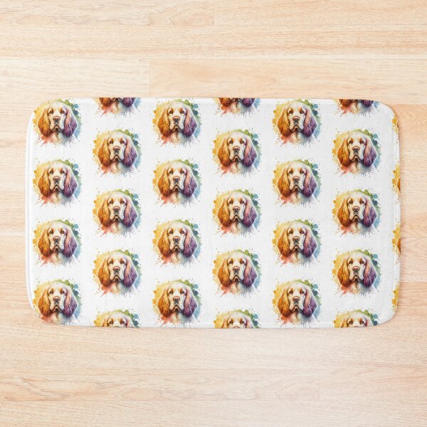 Item preview, Watercolor Clumber Spaniel  designed and sold by TheAnimalZ00.