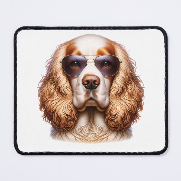 Item preview, Clumber Spaniel Wearing Sunglasses designed and sold by TheAnimalZ00.