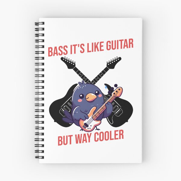 Item preview, Bass It's Like Guitar But Way Cooler Crow designed and sold by LemuellTrends.