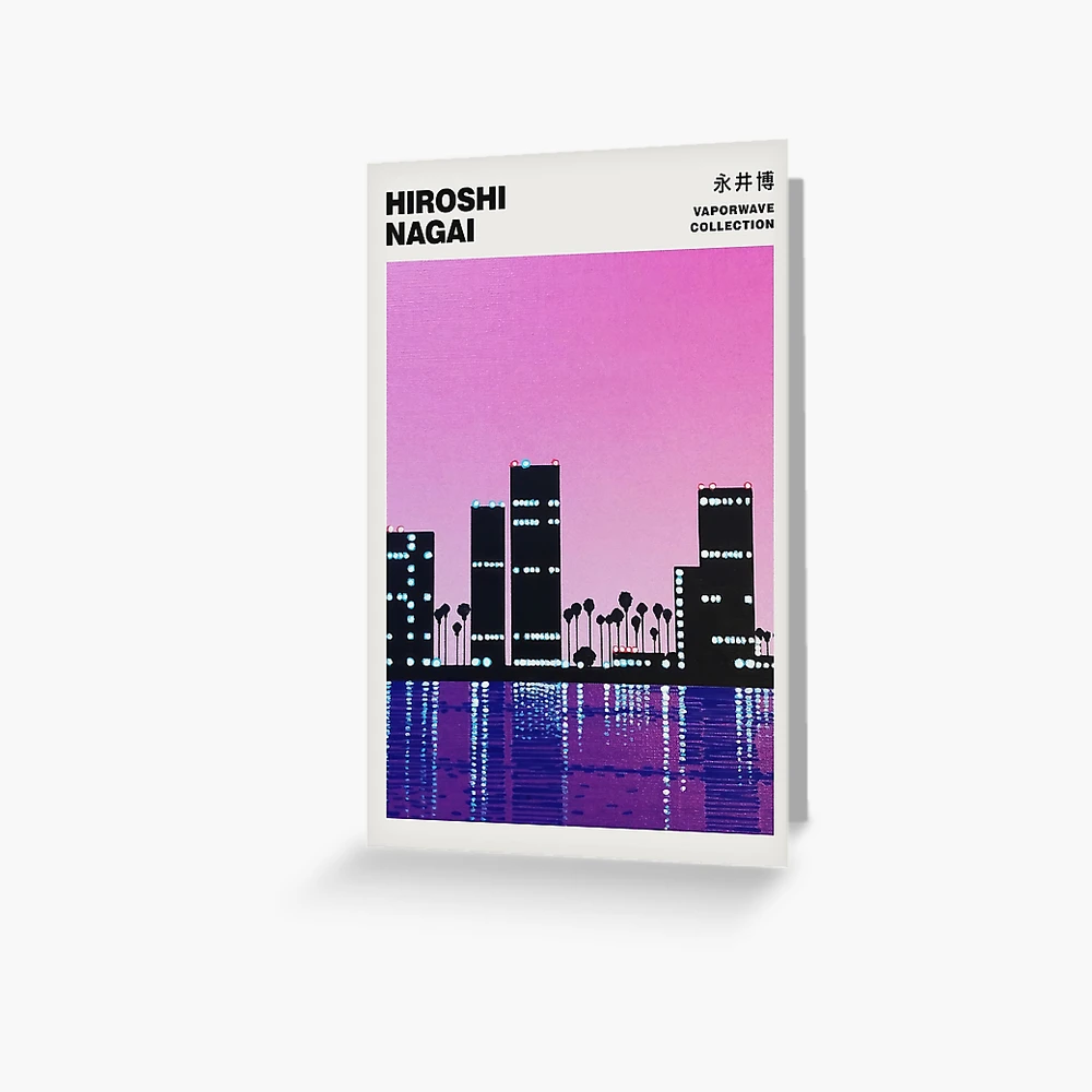 アート・デザイン・音楽 NIGHT CITY MAGAZINE Tokyo Japan Retro 80's Synth Wave Pop Style CyberPunk Wall