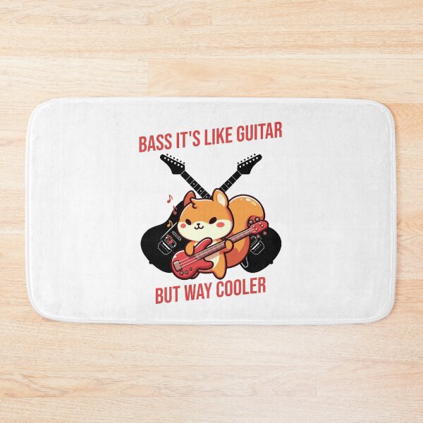Item preview, Bass It's Like Guitar But Way Cooler Squirrel designed and sold by LemuellTrends.