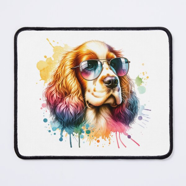 Item preview, Watercolor Clumber Spaniel Wearing Sunglasses designed and sold by TheAnimalZ00.