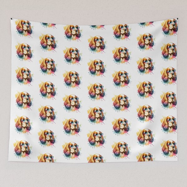 Item preview, Watercolor Clumber Spaniel Wearing Sunglasses designed and sold by TheAnimalZ00.
