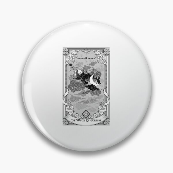 Item preview, wheel of fortune tarot card cat designed and sold by CopperMuffin.
