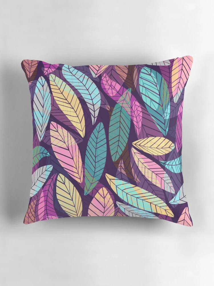Thumbnail 3 of 4, Pillow, Colorful Nature designed and sold by Mandala Of Life.