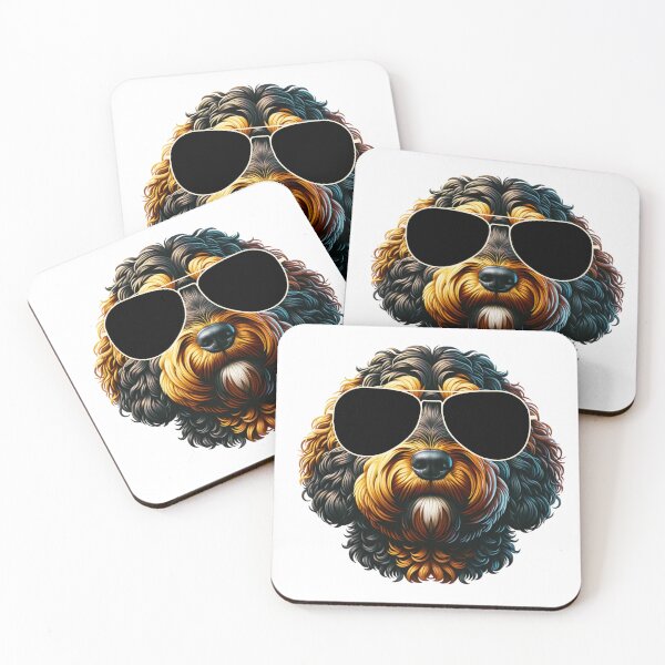 Item preview, Barbet Wearing Sunglasses designed and sold by TheAnimalZ00.