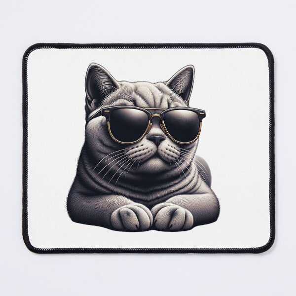 Item preview, British Shorthair Cat Wearing Sunglasses designed and sold by TheAnimalZ00.