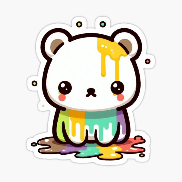Item preview, Dripping Paint Bear designed and sold by LemuellTrends.