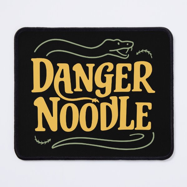 Artikelvorschau, Danger Noodle - Wunderliche Schlangenillustration entworfen und verkauft von Designowner.