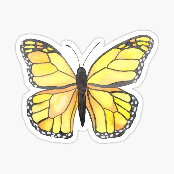 Butterfly Holographic Vinyl Decal, Monarch Butterfly Sticker, Color Shift Butterfly  Decal, Butterfly Decal Sticker 