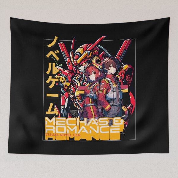 Item preview, Mechas & Romance retro Visual Novel (ADV Game) Fan designed and sold by Japatonic Shop.