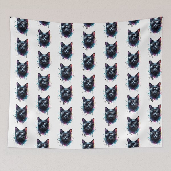 Item preview, Watercolor Bombay Cat Wearing Sunglasses designed and sold by TheAnimalZ00.
