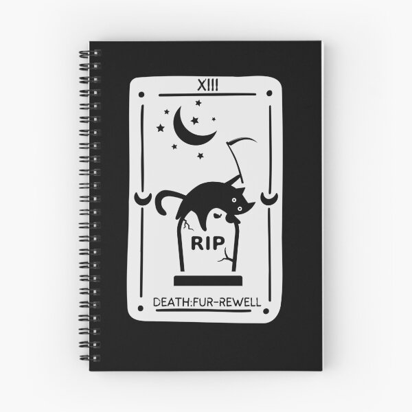 Item preview, The Meow-jor Arcana: Death Fur-rewell designed and sold by KomixsDesign.
