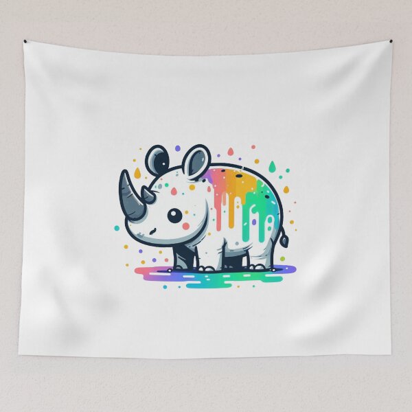 Item preview, Dripping Paint Rhino designed and sold by LemuellTrends.