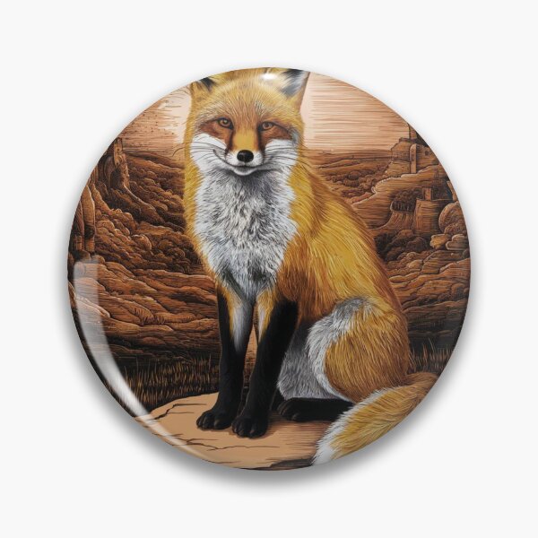 Item preview, Fox Portrait. Spring fox, fox painting, Michelangelo style designed and sold by FoxVibes.