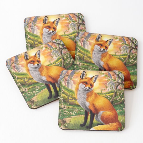 Artikelvorschau, Fuchs-Porträt. Frühlingsfuchs, Fuchs-Malerei, Michelangelo-Stil entworfen und verkauft von FoxVibes.