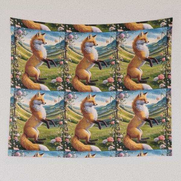 Artikelvorschau, Fuchs-Porträt. Frühlingsfuchs, Fuchs-Malerei, Michelangelo-Stil entworfen und verkauft von FoxVibes.