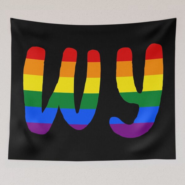 Item preview, WY Rainbow Wyoming Abbreviation designed and sold by Strings  Stan.