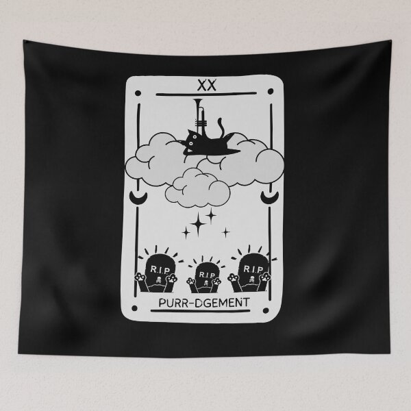 Item preview, The Meow-jor Arcana: Purr-dgement designed and sold by KomixsDesign.