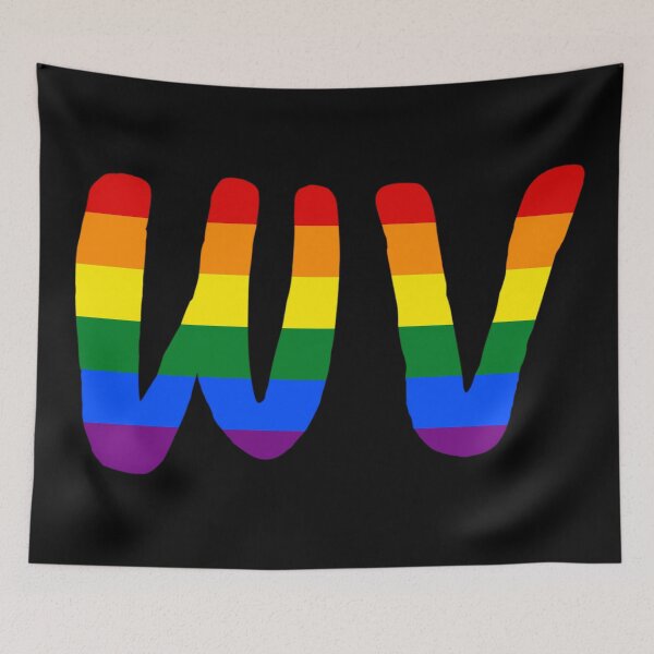Item preview, WV Rainbow West Virginia Abbreviation designed and sold by Strings  Stan.