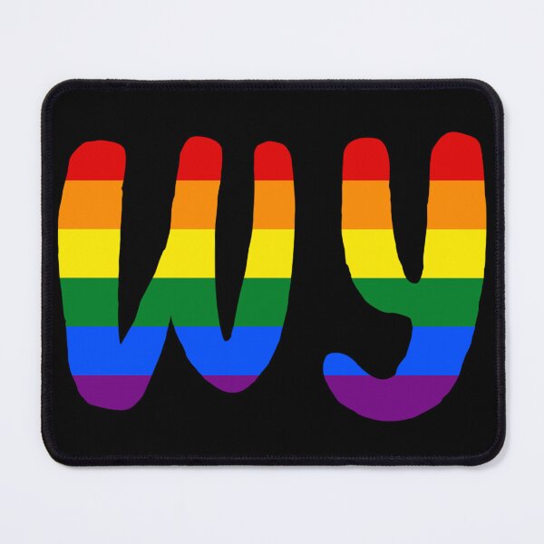 Item preview, WY Rainbow Wyoming Abbreviation designed and sold by Strings  Stan.